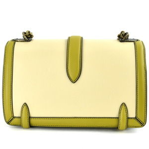Bottega Veneta Leather Chain City White Bag Knot Shoulder